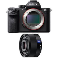 Sony a7S II Full-frame Mirrorless Interchangeable Lens Camera Body 35mm Lens Bundle includes a7S II Body and Sonnar T FE 35mm F2.8 ZA Full Frame Lens