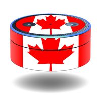 MightySkins Skin Compatible with Amazon Echo Dot (1st Generation) wrap Cover Sticker Skins Canadian Flag
