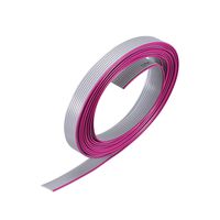 uxcell IDC Wire Flat Ribbon Cable 2m/6.6ft Length 1.27mm Pitch 8 Pins Gray for JTAG/ISP Connecting