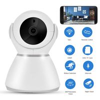 WiFi Security Camera,1080P HD IP Home Surveillance Camera Wireless Night Vision Pan Tilt Baby/Elder/Pet Monitor (US Plug)