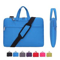 KUSDET Laptop Sleeve 14 Inch Shoulder Bag Multi-Functional Notebook Carrying Case with Strap for Chromebook MacBook Pro HP Stream Samsung Acer Asus Dell Lenovo etc (14 inch, Blue)