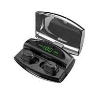 Wireless Earbuds, Bluetooth 5.0 Graphene bass Hi-Fi Headphones with 1800mAh Charging Case, TWS in-Ear Binaural Calls Headset 46H Playtime, 8D Stereo Sound Earphones, Noise Canceling w/Mic, Sports