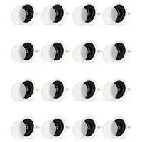 Theater Solutions CS43C in Ceiling 3-Way Speakers Surround Sound Home Theater 8 Pair Pack