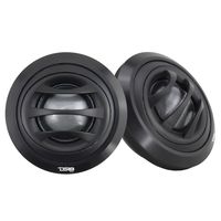 DS18 EXL-TW2.5 Tweeter 1-inch Extremely Loud Series 100 Watts Max Silk Dome Ferrite Tweeter Ferro Fluid Sound Quality - Set of 2 (Black)