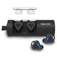 Truly Wireless Earbuds, MAXROCK Bluetooth Earbuds with Portable Charging Box, V4.2 Bluetooth Wireless Headphones HiFi Sound Anti-Dropout Earphone w/Mic for iPhone and Android Smart Phones