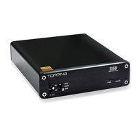 Topping DSD Audio Decoder, D30 USB Coaxial Optical Fiber Input, Xmos CS4398 Chip, Upto 24Bit 192Khz Decoder Black
