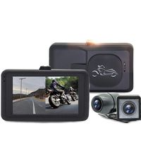 Motorcycle Driving Recorder Waterproof Double Lens-High Racing Wide Angle Dual Lens Camera DV 6 Full Glass Waterproof Lens Driving Video Recorder