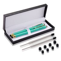 iDream365 Universal Touch Screen Pen for All Touch Screen Tablets,Cell Phones-2Pack Peacock Green/Gold