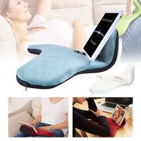 Lshylock Tablet Stand Pillow Holder,Multi-Angle Soft Pillow Lap Stand,Universal Pad Pillow Lap Stand for Pads, Tablets, Ereaders