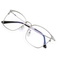VisionGlobal Blue Light Blocking Glasses for Computer Reading or Gaming, UV 400 Anti Glare Lenses Help Reduce Eye Strain and Fatigue, Men and Women Frame (3147_Silver(c3), x3.25 Magnification)