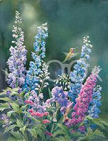 Hi-Look Microfiber Cleaning Cloth, bird design - Blue Note - Hummingbird