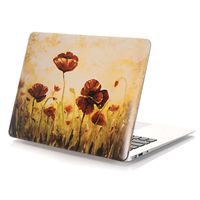 MacBook Pro 15 inch Case with Retina Display (NO CD-ROM Drive), [Silent City Series] YMIX Folio Protective Skin Smooth Hard Plastic Shell Case Cover for Model A1398 Retina 15 inches (Suburb Flower)