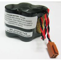 BR-2/3AGCT4A BR2/3AGCT4A 6 Volt 2400 mAh PLC Lithium Battery. This Battery can be Used as a Replacement for GE Fanuc A98L-0031-0025 and Panasonic BR-2/3AGCT4A. A06B-6114-K504