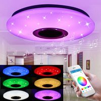 48W 102 LED RGBW Starlight Ceiling Lamp Music Light Bluetooth Parlour Bedroom