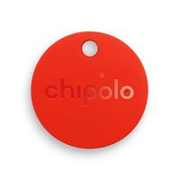 Chipolo New Classic 2.0 Smart Keyring Bluetooth Tracker, Phone Finder, Key Finder, Wallet Finder, Item Finder (Red)