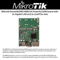 Mikrotik RBM33G Ethernet LAN Black, Green, Grey Wired Router