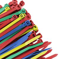 Pro Tie AC11SD100 11.8-Inch Assorted Color Standard Duty Color Cable Tie, Assorted Nylon, 100-Pack