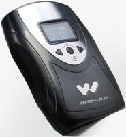 Williams Sound PPA T46 Personal PA Body-Pack Transmitter, Black/Silver, 1.25" OLED Interface displays (Master & aux Volume Level, mic Mute, Settings Lock, Battery Level)