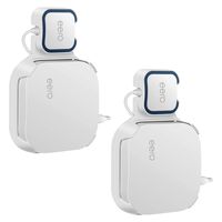 STANSTAR Wall Mount Brackets for EERO Pro WiFi System,Simple and Useful Designed,Space Saving,Sturdy Wall Mount Holder Without Messy Wires or Screws. (2 Pack)