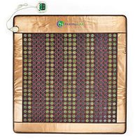 HealthyLine Mesh Series Infrared Heating Pad - King 80in x 76in - Full-Body Pain Relief - Adjustable Temp, Auto Off, 441 of Jade Tourmaline, 500 Watt [FSA Eligible]