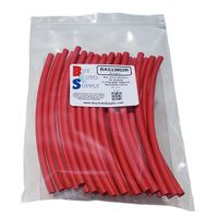 Buy Auto Supply # BAS13802R (25 Count) Red 3:1 Heat Shrink Tubing Dual Wall Adhesive Lined, Automotive & Marine Grade - Size: I.D 1/4" (6.4mm) - 6 Inch Sections