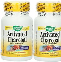 Natures Way Charcoal Activated 560mg (Pack of 2)
