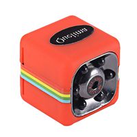 Mini Spy Camera, SQ11 Sports Action Dashcam Full HD 1080P DV DVR Recorder Camera (Red)