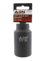 ABN Axle Nut Socket, 35mm, 1/2in Drive, 6 Point - Universal for All Vehicle 6pt Installation, Removal, Repair
