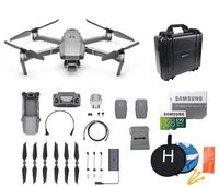 DJI Mavic 2 Pro Drone Quadcopter Bundle with 2 Batteries, Waterproof Hard Carrying Case, Landing Pad, 128GB SD Card Supports 4K Video
