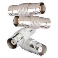 Eyedea 4X BNC F/F Female to Female Coupler Connector Adapter Extension Extender for Video Surveillance 1080P 4.0MP 8.0MP 4K AHD DVR CCTV Security Camera System Cable