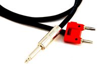 Conquest Sound CS116B 25-Feet Neutrik 1/4-Inch to Double Banana Plug 16 Gauge Speaker Cable