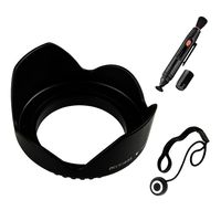 58mm PREMIUM Digital Tulip Flower Lens Hood Bundle for Select Canon Digital Cameras. UltraPro Bundle Includes: Flower Tulip Lens Hood, Lens Cleaning Pen and Lens Cap Keeper