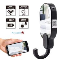 Wireless Spy Camera, HD 1080P WIFI Clothes Hook Security Camera with Night Vision Motion Detection for Your Home and Office
