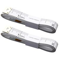 Measuring Tape for Body Measurements, [2 Pack] Premium Soft Tape Measure for Tailor, by SAYALAND (60 Inch)