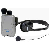 Williams Sound PKT D1 EH Pocketalker Ultra Duo Pack Amplifier with Single Mini Earbud and Folding Headphone (Renewed)