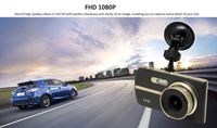Dual Dash Cam 4" Screen Wide Angle Lens Full 1080P Front and Back Car Dashboard Camera Parking Guard High Spec Processor DVR Enhanced Night Vision Driver Assist Motion Detection 12 Month Warranty