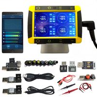 VOLTBOT Visual Charger,Adjustable DC Power Supply VB All Kit High Precision WiFi App Laboratory Curve Data Log QC PD Compact Portable AC DC5.5 USB PD QC3 QC2 Quickcharge Car 100W Repair Develop