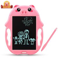 Qimy LCD Writing Doodle Board Drawing Tablet Birthday for 2-12 Years Old Girls Boys Toys for 2-12 Years Old Boys Education Learning Notepad Portable Pink