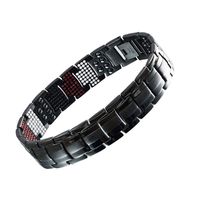 Men Pure Titanium 591 Energy Magnets Magnetic Therapy Bracelet for Arthritis Pain Relief