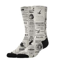 Jinkela Men&Women Newspaper Crew Socks Warm Over Boots Stocking Trendy Long Socks