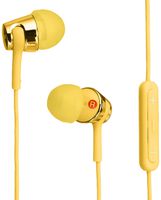 SONY Canal type earphone for iPhone / iPod / iPad with remote control & microphone Yellow MDR-EX150IP / Y