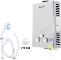 Ridgeyard Propane LPG Gas Tankless Water Heater 8L Hot Water Boiler with Shower Head Kit (8L)