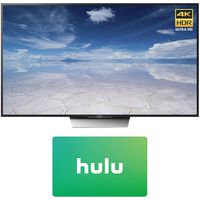 Sony XBR-85X850D 85" Class 4K HDR Ultra HD TV with Hulu 25 Dollar Card
