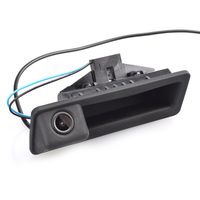 Tailgaters Black Tailgate Backup Reverse Handle with Camera for BMW X1 X3 X4 X5 F30 F31 F34 F07 F10 F11 F25 F26 E84,530I/536Li/335i/328i/335i/320i/330i/X1/520Li (A =110x40 mm)