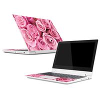 Mightyskins Skin Compatible with Lenovo Chromebook C330 (2018) - Pink Roses | Protective, Durable, and Unique Vinyl Decal Wrap Cover | Easy to Apply, Remove, and Change Styles | Made in The USA