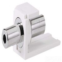 Panduit CM35MSCIWY Stereo Coupler Jack Module, 3.5mm, Off White