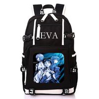 Siawasey Anime EVA Neon Genesis Evangelion Cosplay Backpack Daypack Bookbag Laptop School Bag