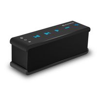 Zoweetek Bluetooth Speaker with AUX Input for Echo Dot, Dual Drivers Stereo NFC Portable Wireless Speakers with Bass