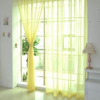 Paymenow 1 Piece Beautiful Sheer Window Elegance Curtains Drape Panels Treatment (78.7 inch x 39.3 inch, E)