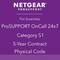 NETGEAR ProSUPPORT, 5-Year 24x7 On Call Support, Category S1 (PMB0S51P)
